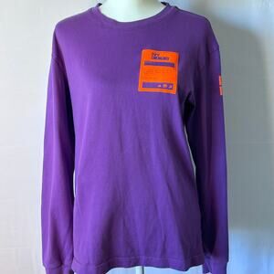 IVY PARK x Adidas Purple Orange Long Sleeve Graphic Top Small
